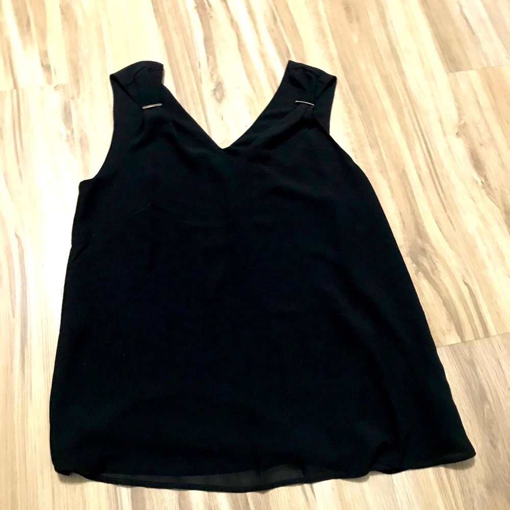 Black tank top